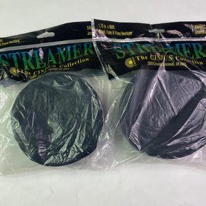 X2 Cindus Black Crepe Streamers 1.75" x 500ft